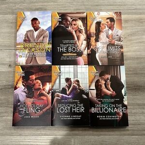 6 NWT Harlequin Desire Paperback Romance Novels